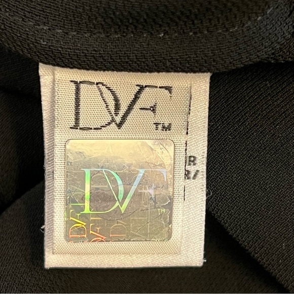 DIANE VON FURSTENBERG Tali Crop Top Open Back Cropped Wide Leg Jumpsuit black,12 - Picture 6 of 16